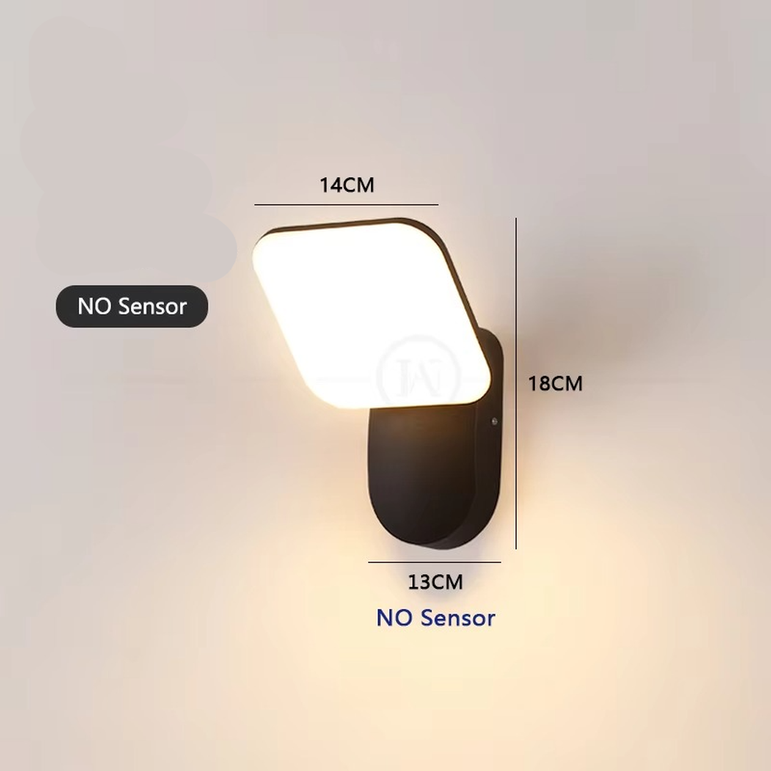 Zewnętrzna Lampa Ścienna LED Z Czujnikiem Ruchu