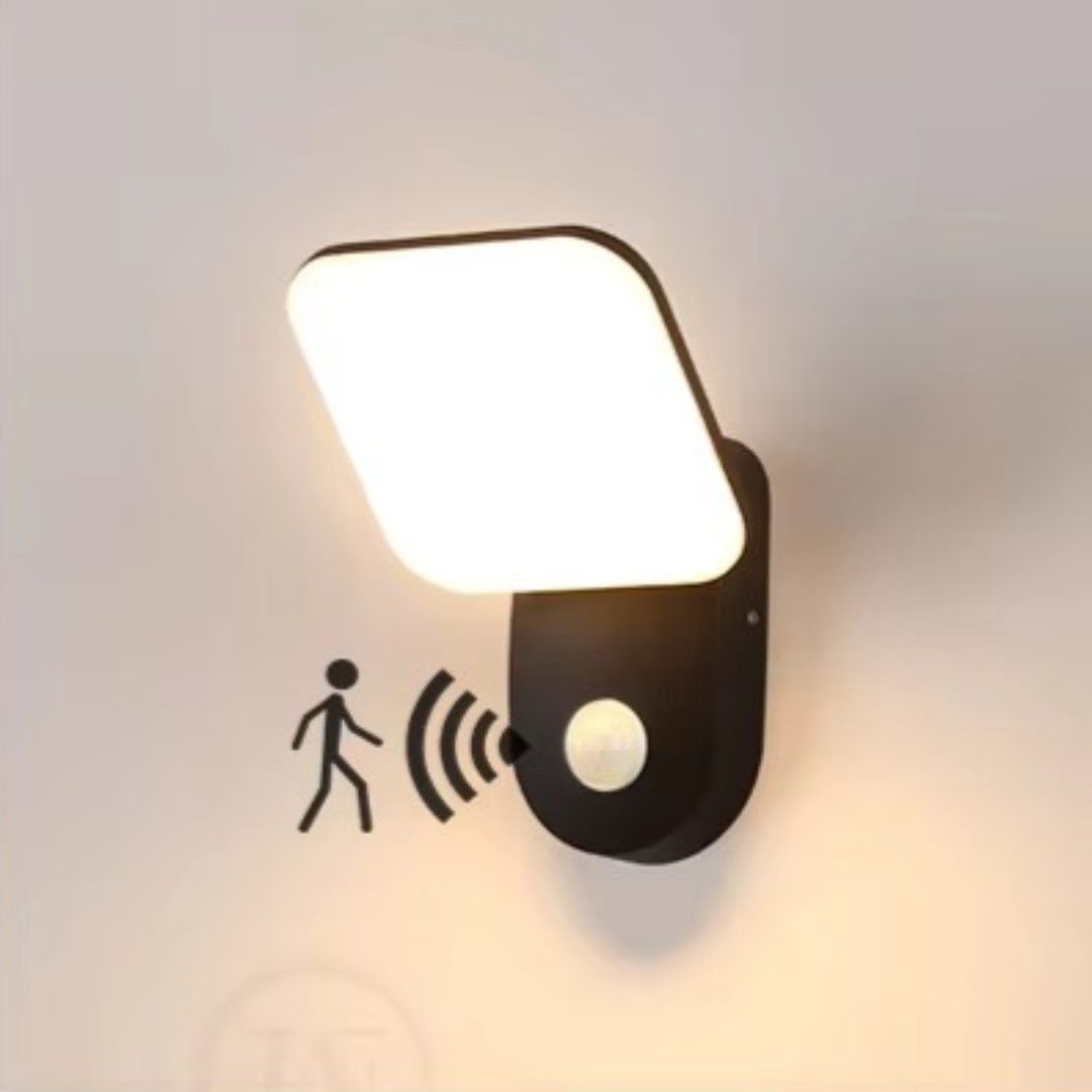 Zewnętrzna Lampa Ścienna LED Z Czujnikiem Ruchu