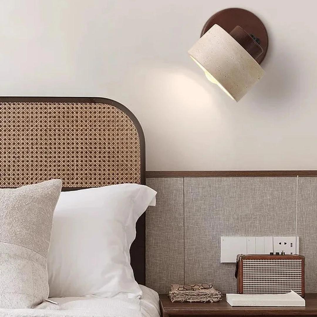 Regulowana Betonowa Lampa Ścienna LED