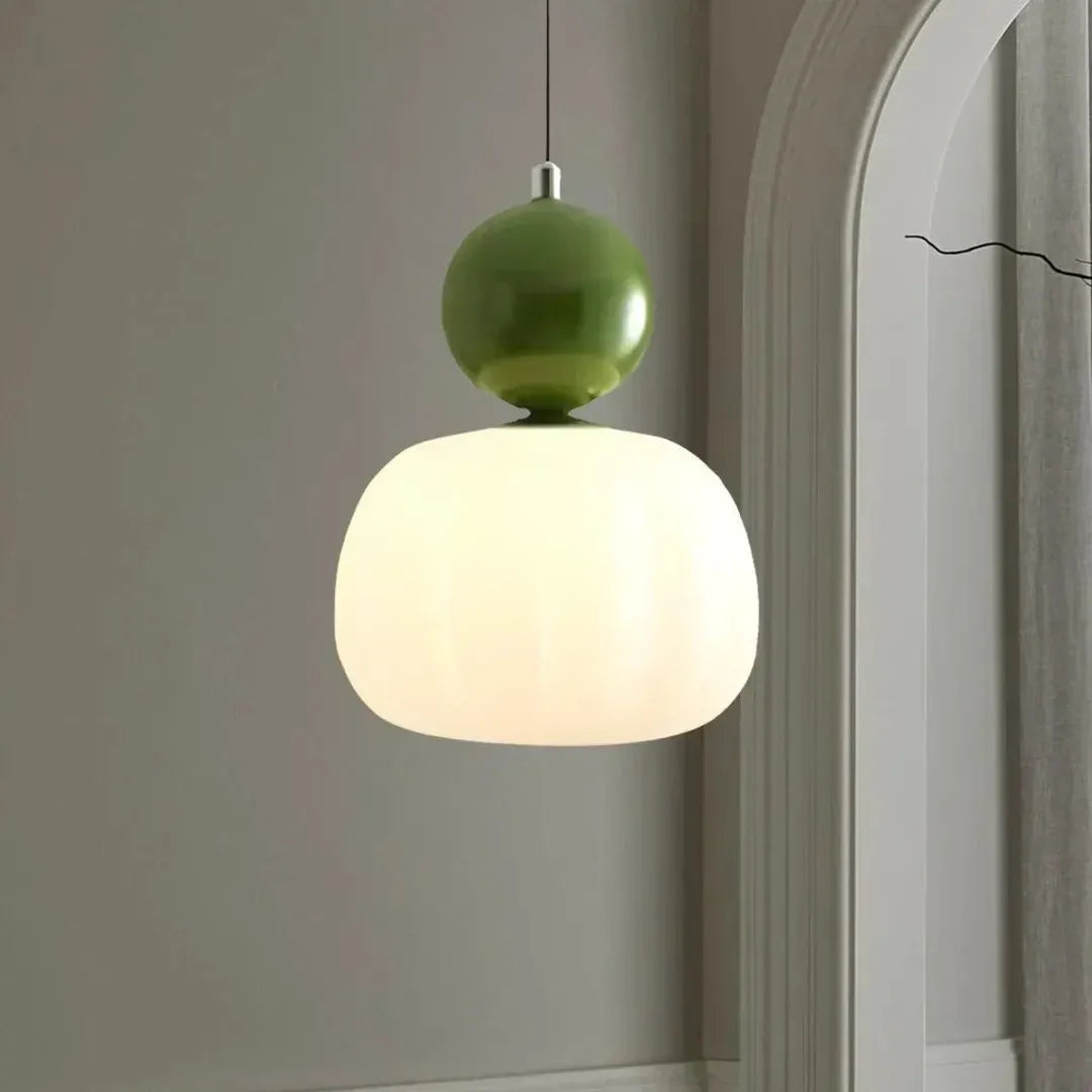 Nowoczesna Okrągła Kolorowa Lampa Wisząca