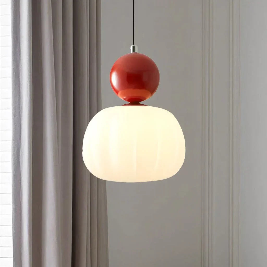 Lampa Wisząca Art Deco Ze Szkła I Złota