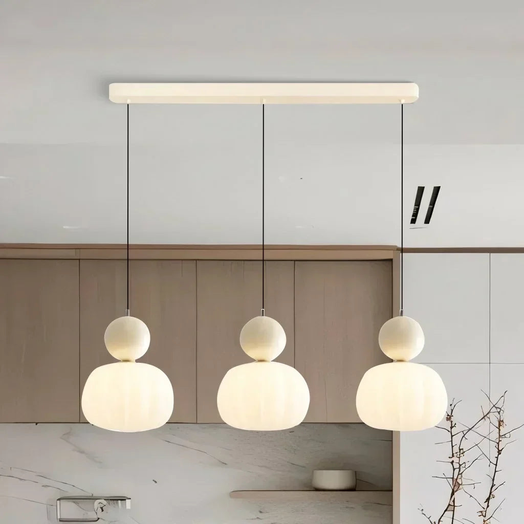 Lampa Wisząca Art Deco Ze Szkła I Złota