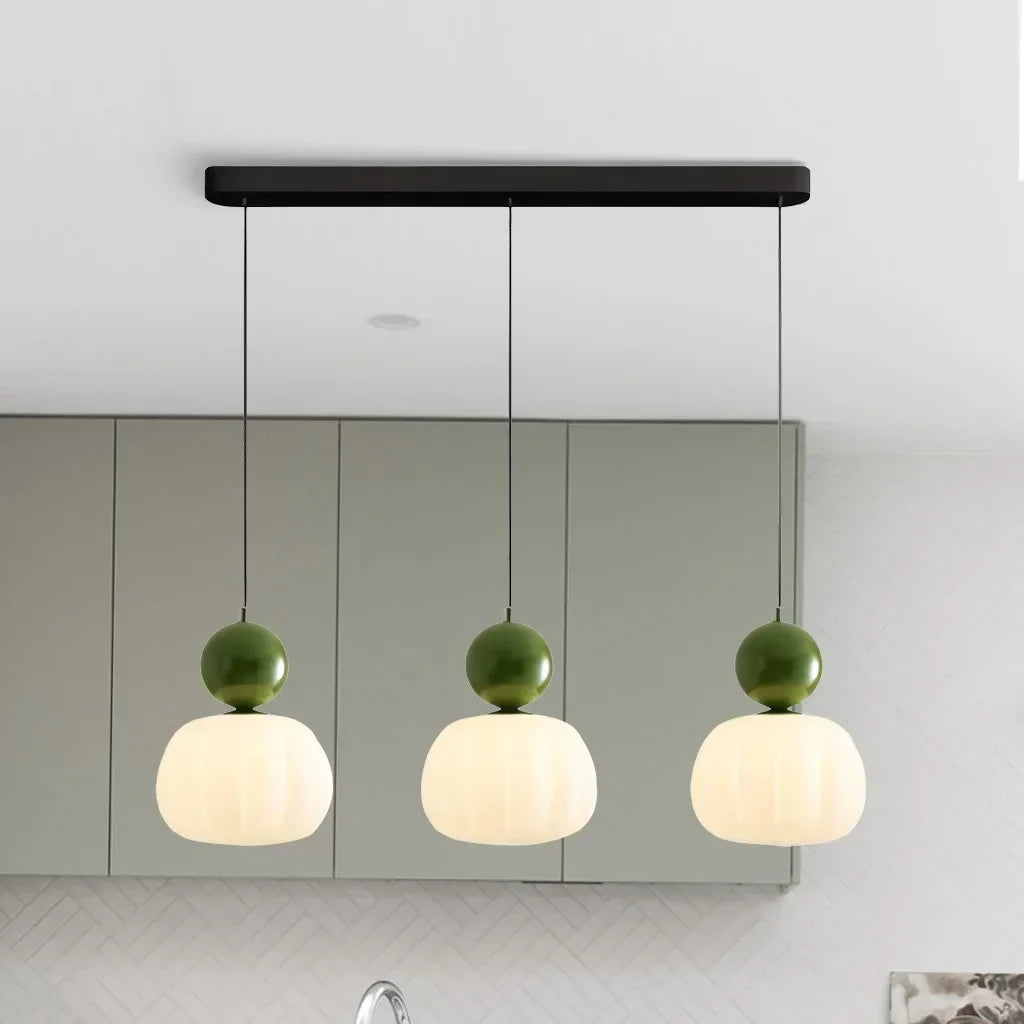Lampa Wisząca Art Deco Ze Szkła I Złota
