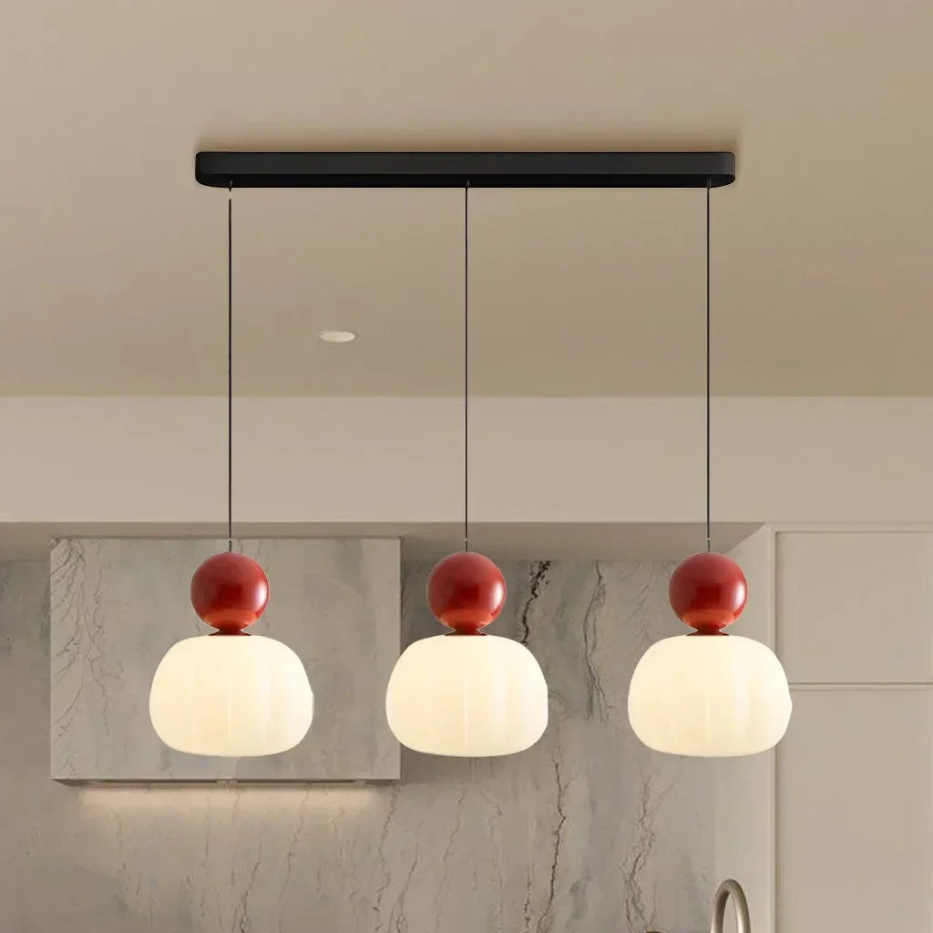 Lampa Wisząca Art Deco Ze Szkła I Złota