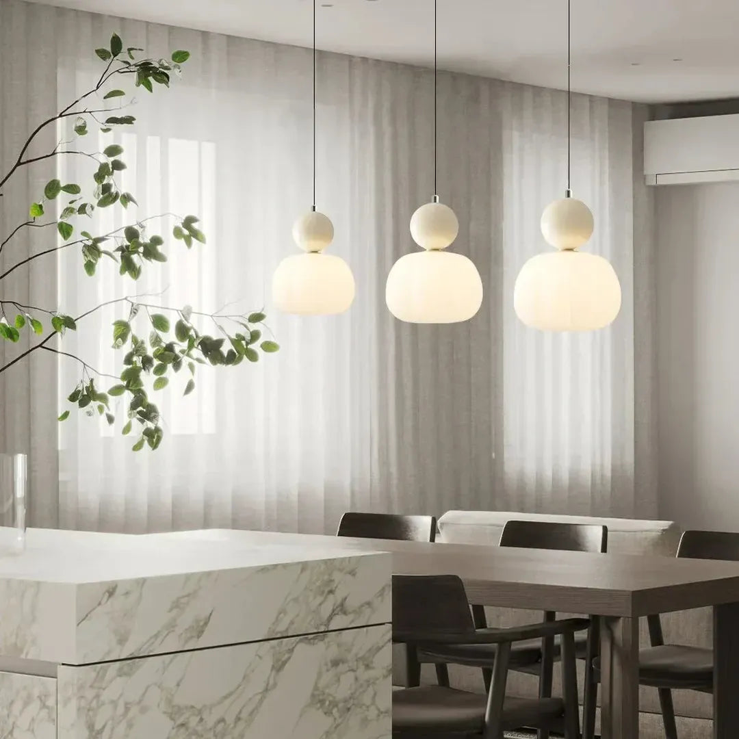 Nowoczesna Okrągła Kolorowa Lampa Wisząca