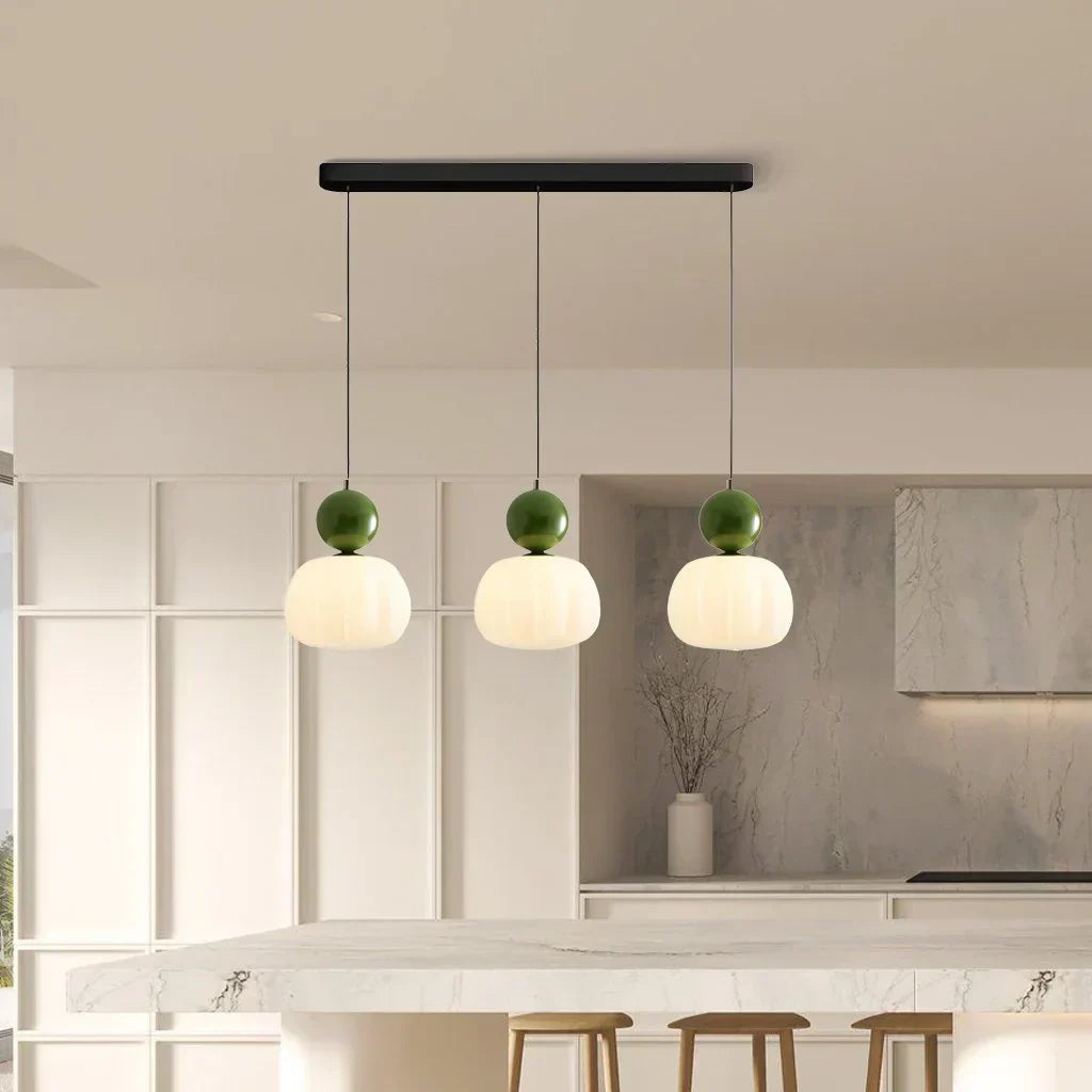 Lampa Wisząca Art Deco Ze Szkła I Złota