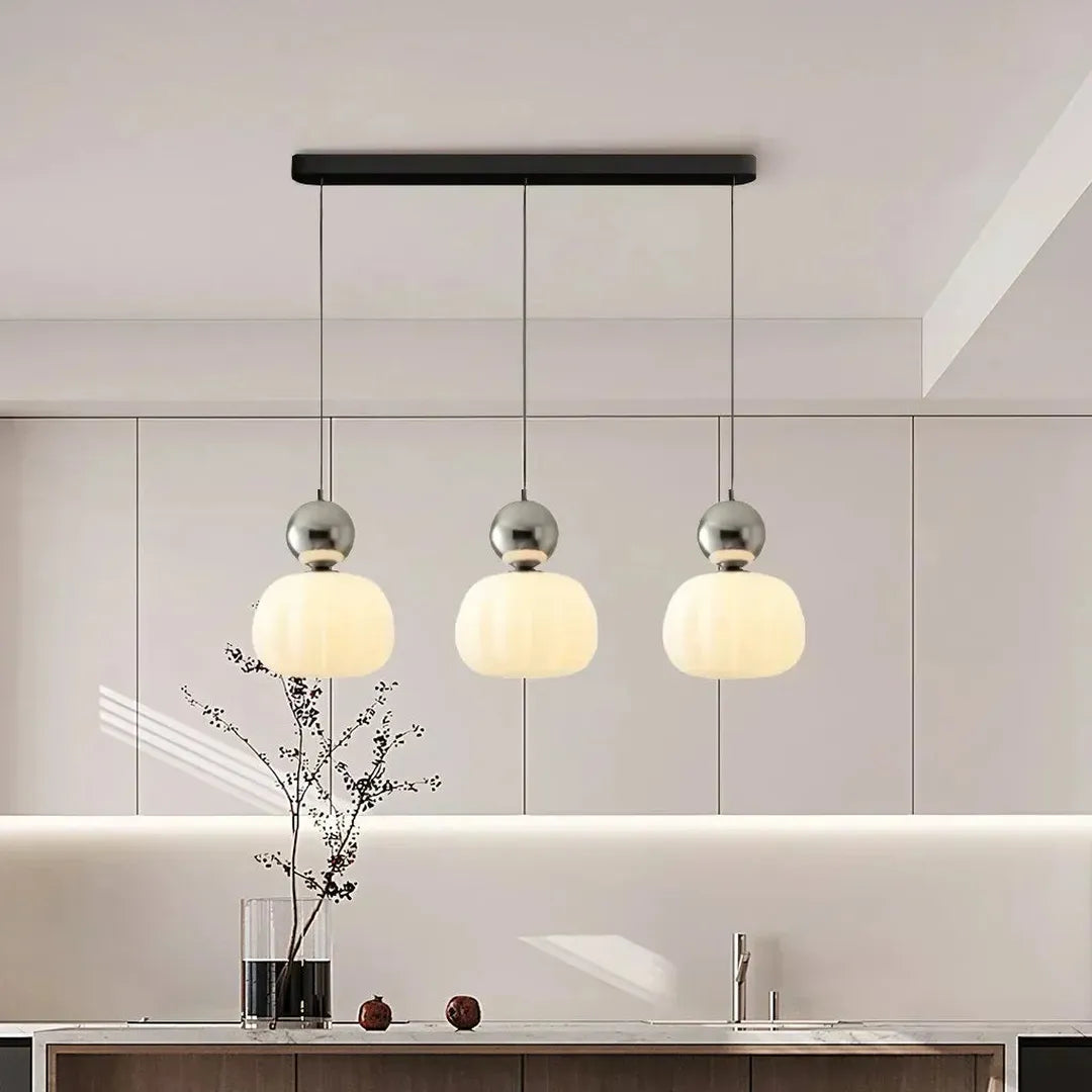 Nowoczesna Okrągła Kolorowa Lampa Wisząca