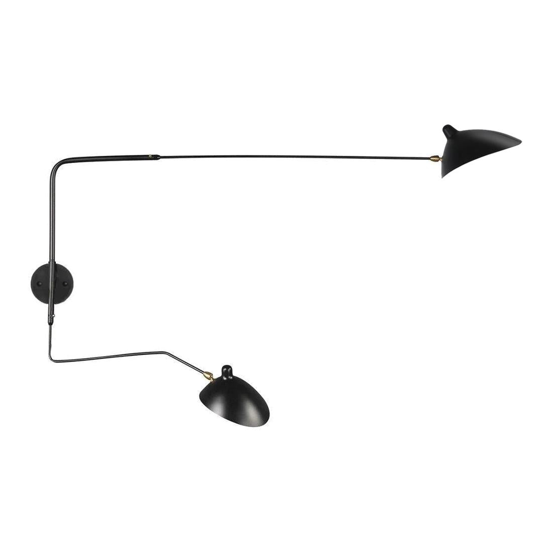 Nowoczesna Regulowana Metalowa Lampa Ścienna