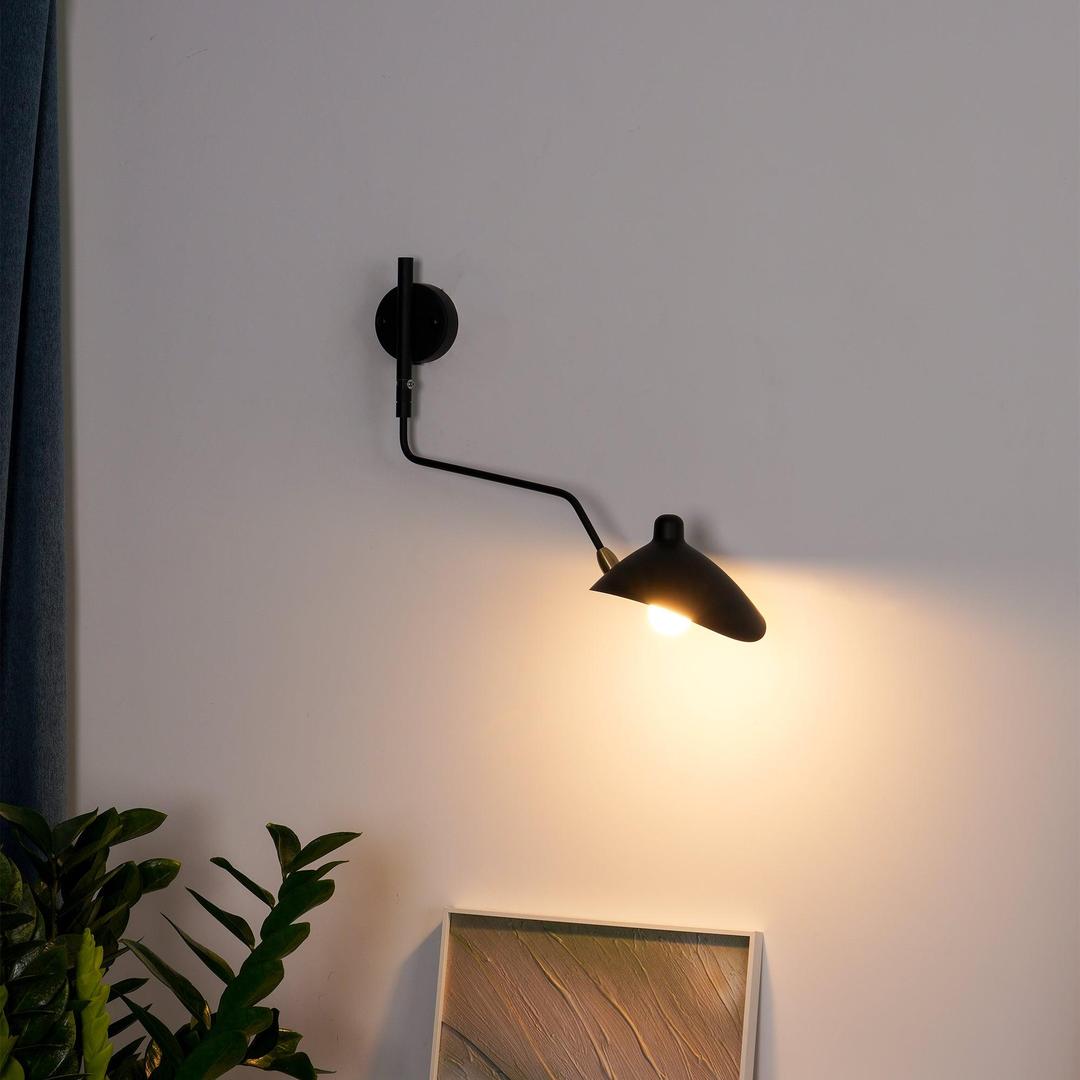 Nowoczesna Regulowana Metalowa Lampa Ścienna