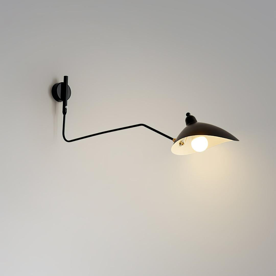 Nowoczesna Regulowana Metalowa Lampa Ścienna