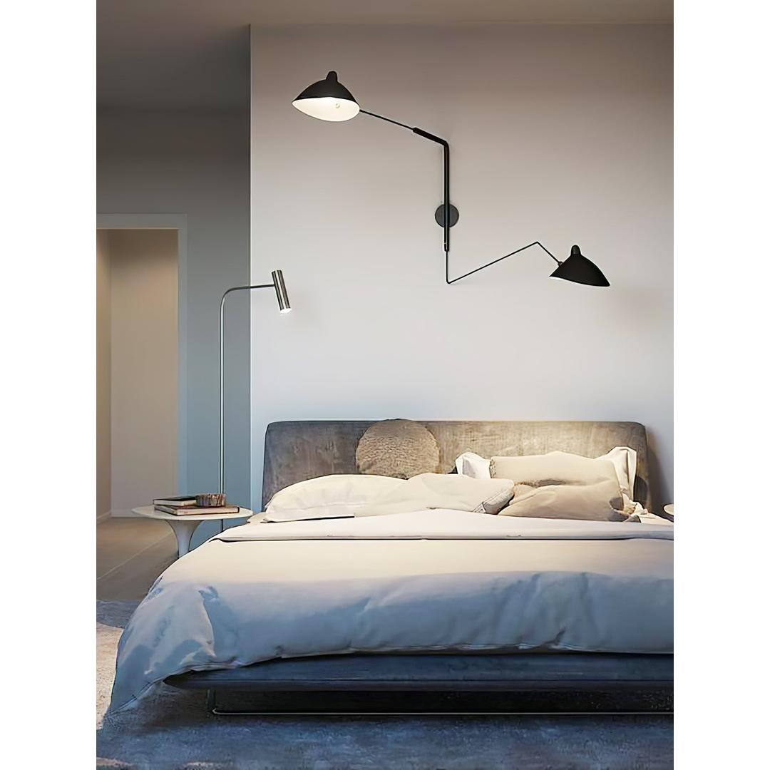 Nowoczesna Regulowana Metalowa Lampa Ścienna