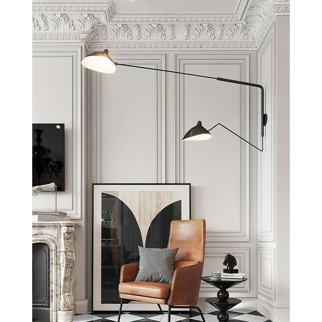 Nowoczesna Regulowana Metalowa Lampa Ścienna
