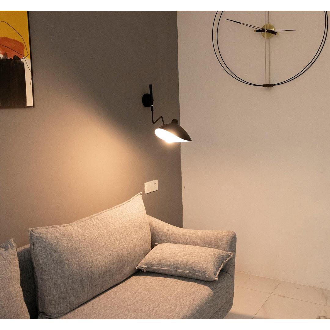 Nowoczesna Regulowana Metalowa Lampa Ścienna