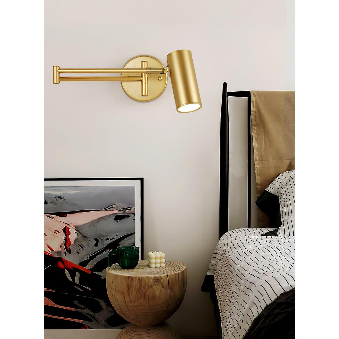 Regulowana Metalowa Lampa Ścienna