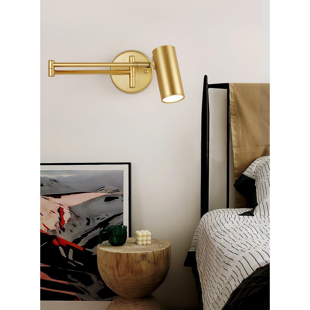 Regulowana Metalowa Lampa Ścienna