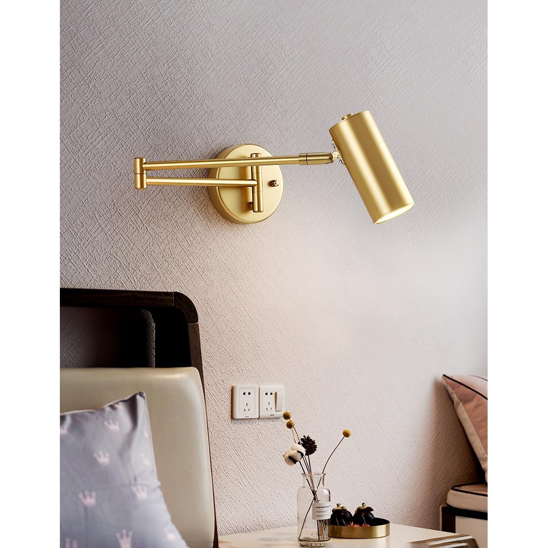 Regulowana Metalowa Lampa Ścienna