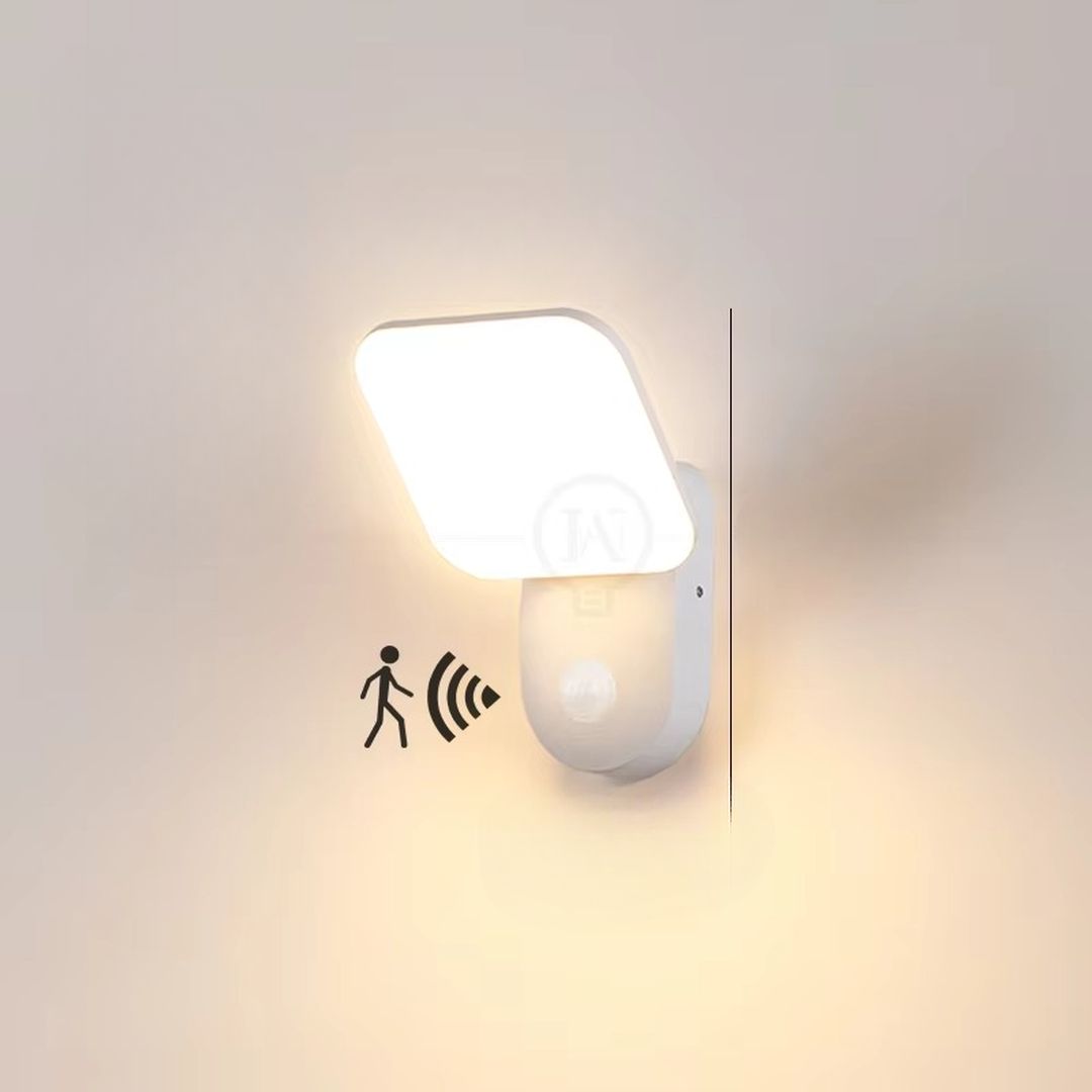 Zewnętrzna Lampa Ścienna LED Z Czujnikiem Ruchu