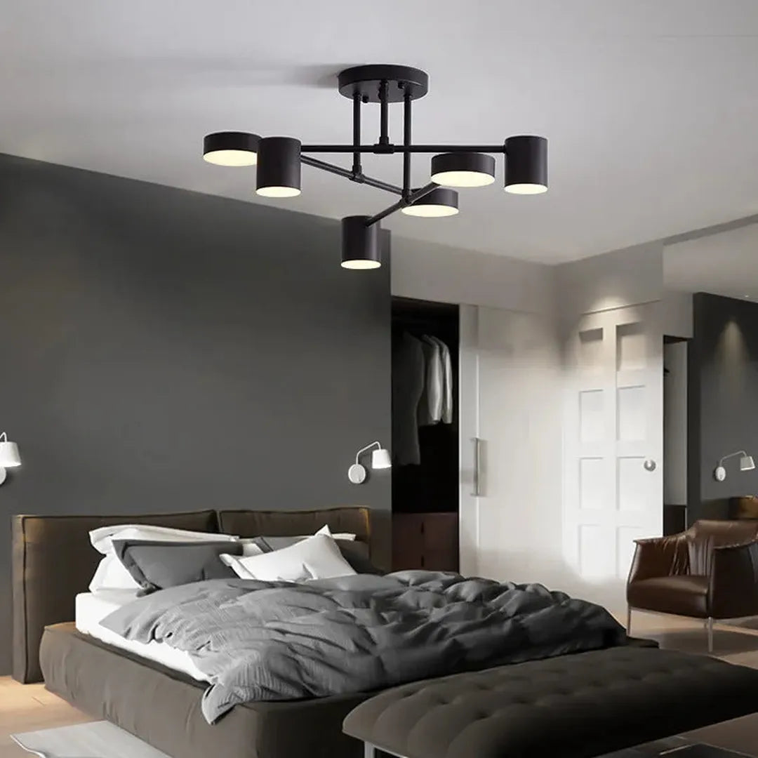 Sufitowa Lampa Z Regulacją Koloru I Sześcioma Punktami Światła