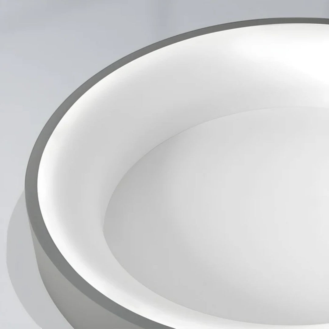 Minimalistyczna Sufitowa Lampa LED Z Kolorowym Wykończeniem