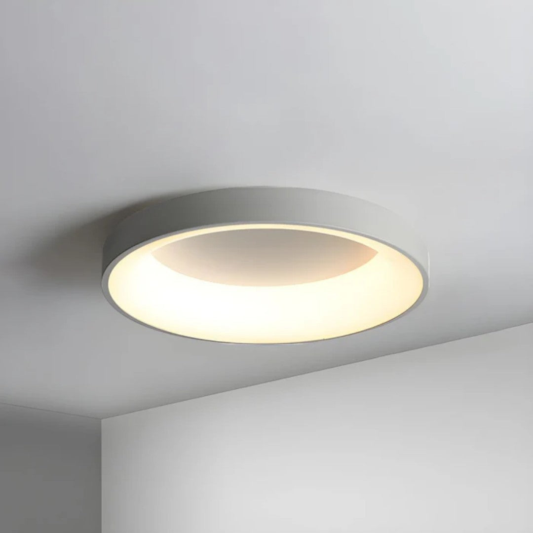Minimalistyczna Sufitowa Lampa LED Z Kolorowym Wykończeniem