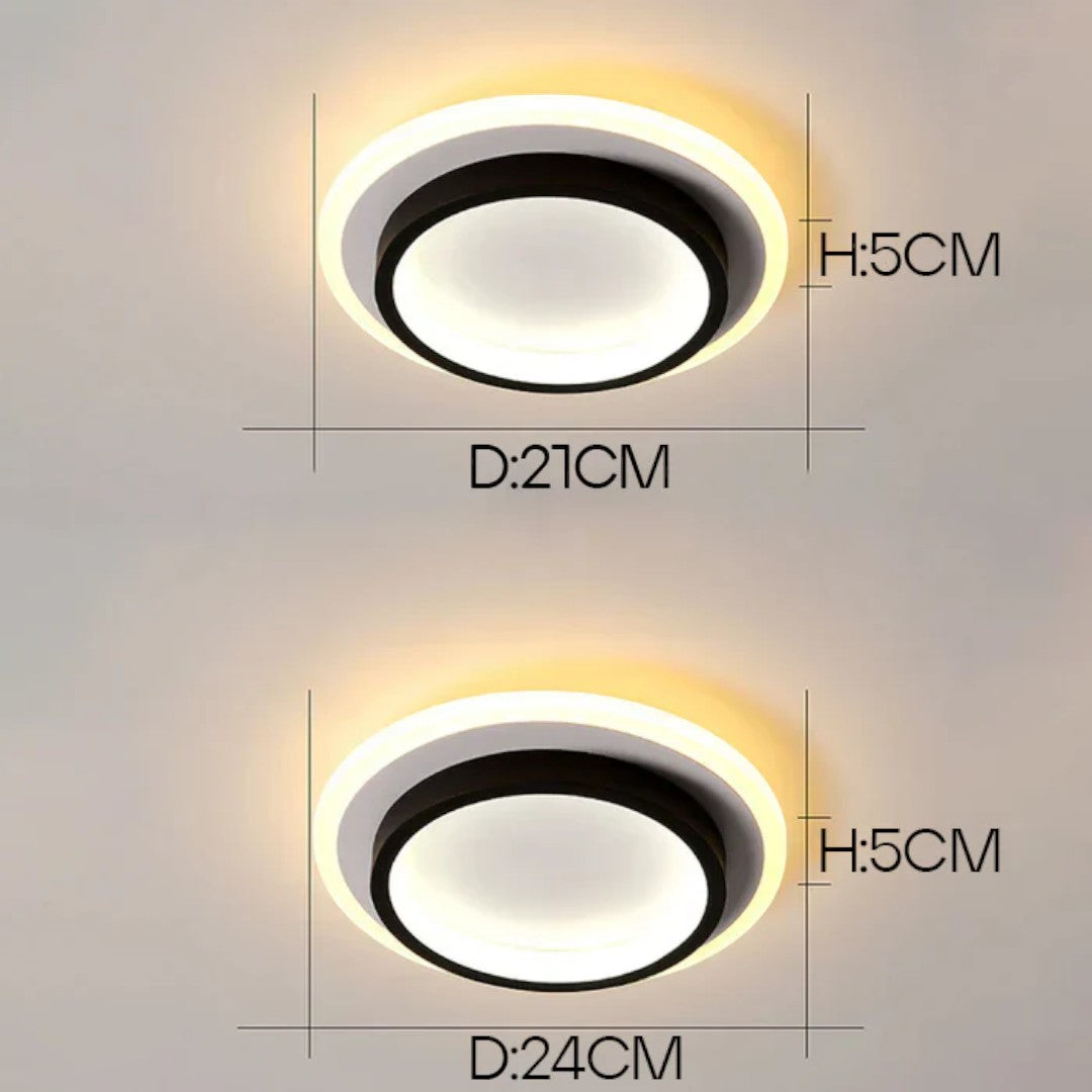 Nowoczesna Okrągła Lampa Sufitowa LED