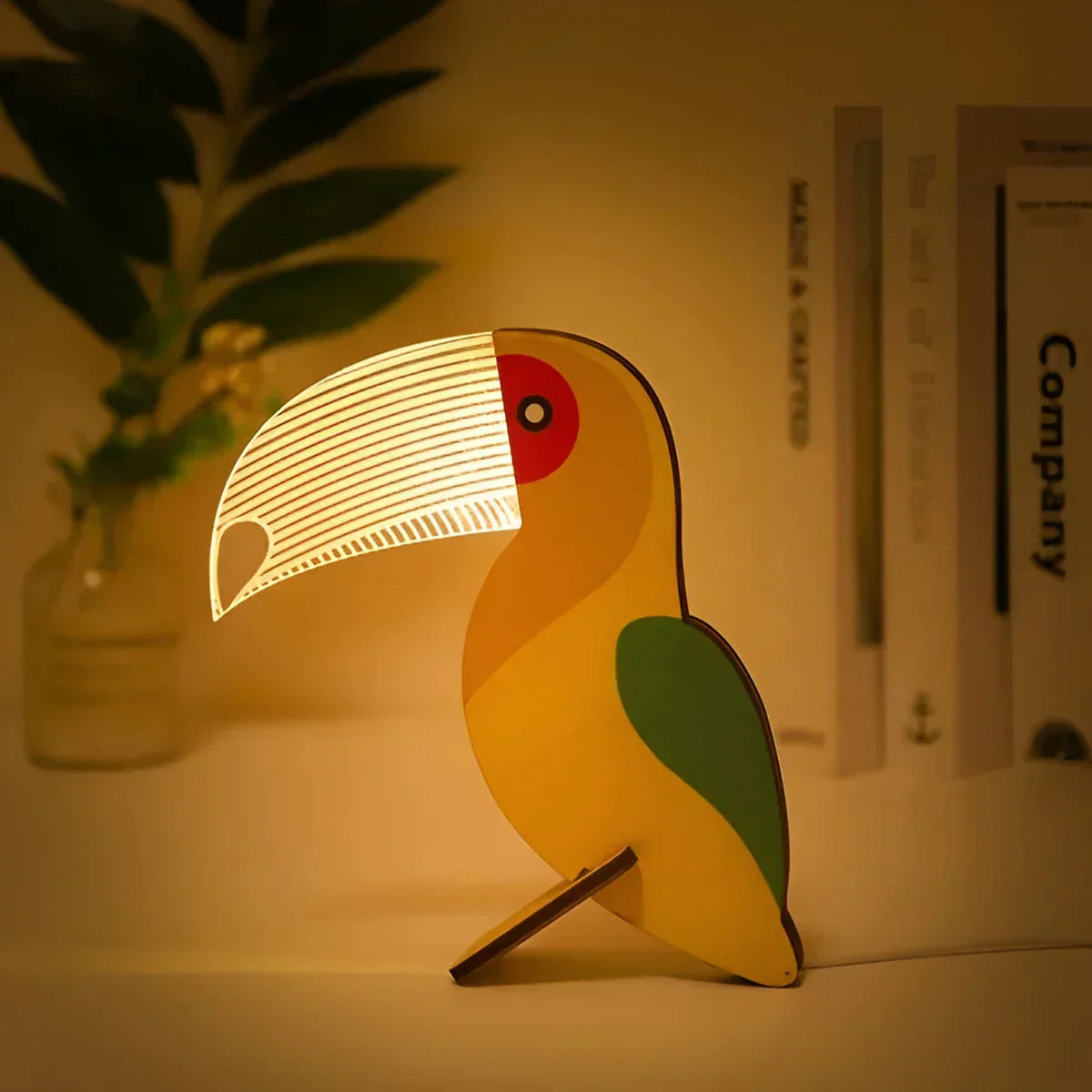 Lampa Stołowa LED Z Motywem Zwierzęcym